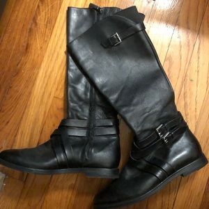 Cole Haan Black Knee High Boots